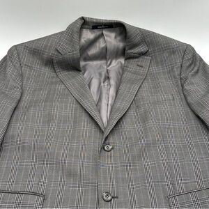 Daniel Hechter Gray Plaid Blazer